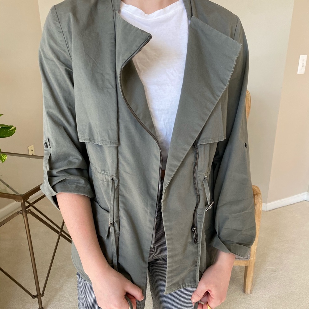 Army Green Cargo Jacket